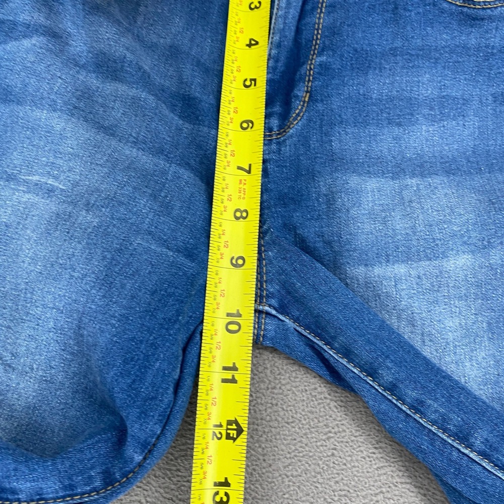 YMI Skinny Jeans Medium Wash Blue Mid Rise Stretch Denim Size 3/26 y2k 00s - Picture 8 of 11
